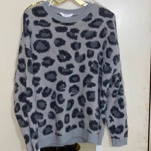 Leopard print sweater